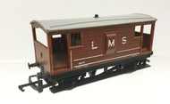 R107 HORNBY LMS Brake Van 730386 With Rear working Red Light - BOXED