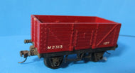 R112-K01 HORNBY 7 plank open wagon M2313 in BR maroon KADEE - UNBOXED