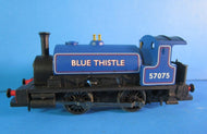 R1130 HORNBY0-4-0 Saddle Tank "Blue Thistle" No. 57075 - BOXED