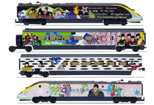 R1253 HORNBY Class 373 Eurostar Beatles 'Yellow Submarine' - starter train set complete with Canadian power supply - BOXED