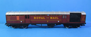 R164 HORNBY Operating Royal Mail Coach 30249 in LMS Maroon - UNBOXED
