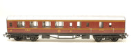 R2033-5708 HORNBY LMS Stannier Brake 3rd in LMS maroon 5708 - UNBOXED
