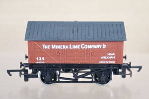 R211 HORNBY  Lime wagon "Minera Lime Co. Ltd". no. 125 - BOXED