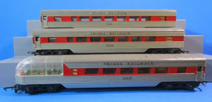 R24-R25 HORNBY Triang Railways: Observation Car 20537 and two passeneger Cars 10724 - UNBOXED