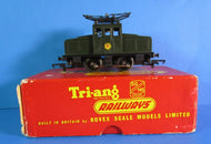 R254 HORNBY 0-4-0 Steeple Cab Locomotive in BR green with working pantograph - BOXED