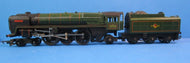 R259S HORNBY BR 4-6-2 Britannia Class 7MT Locomotive 70000 "BRITANNIA" BR green with smoke generator - UNBOXED