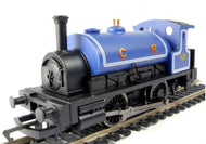 R2672 HORNBY Class 0F Pug 0-4-0ST 272 in Caledonian Railway blue - Railroad range - BOXED