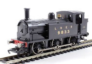 R3120X HORNBY Class J83 0-6-0ST 9833 in LNER Black - DCC FITTED - BOXED