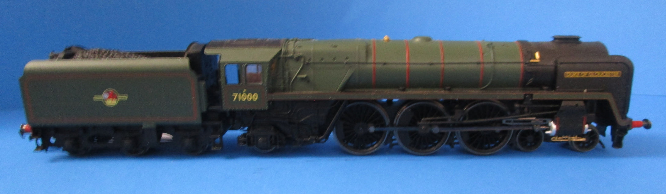 R3168-P02 HORNBY  Class 8P 4-6-2 71000 'Duke Of Gloucester' in BR Green with late crest (Railroad range)