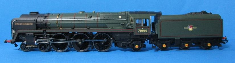 R3191-DCC HORNBY Class 8 4-6-2 71000 'Duke Of Gloucester' in BR Green with late crest - Special Edition with etched nameplates, DCC Fitted - BOXED