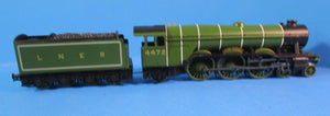 R3250-P01-DCC HORNBY Class A1 4-6-2 "FLYING SCOTSMAN" 4472 in LNER apple green.  Single chimney, round dome, non corridor tender, DCC Fitted - UNBOXED - UNBOXED (Copy)