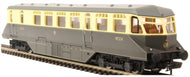 R3669 HORNBY GWR AEC railcar 24 in GWR chocolate and cream - Railroad range - BOXED