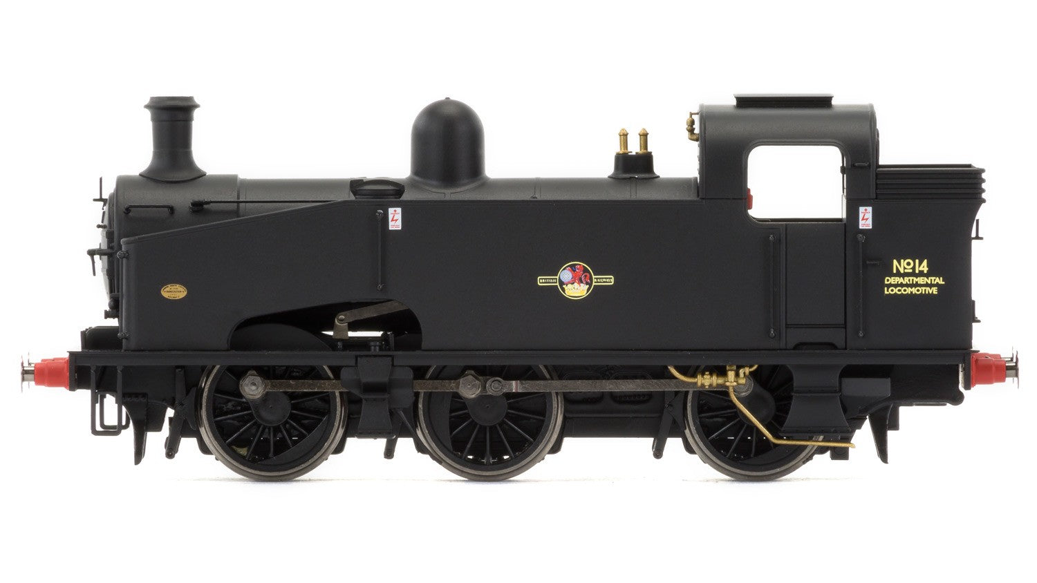 R3406 HORNBY Class J50 0-6-0T Departmental No.14 in BR Black with late crest  - BOXED