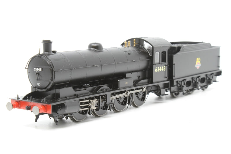R3425 HORNBY Class Q6 Raven 0-8-0 63443 in BR Black with early emblem - BOXED
