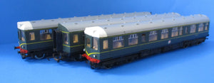 R369 HORNBY Class 110 3 car DMU in BR green no's E51829, E59695 and E51812 - UNBOXED