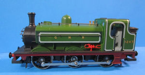 R396-P02 HORNBY  GNR Green 0-6-0 Class J13 Saddle Tank - UNBOXED