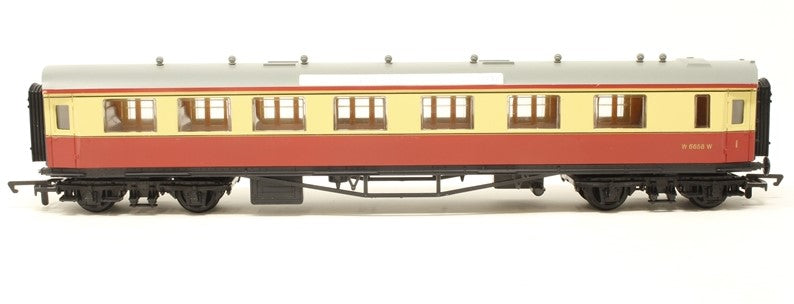 R4031 HORNBY BR centenary composite coach crimson and cream W6658W - UNBOXED