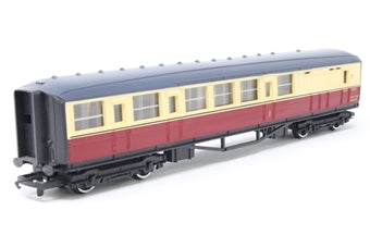 R410 HORNBY  B.R (Ex L.N.E.R) Brake Composite Coach, crimson and cream livery E18276 - UNBOXED