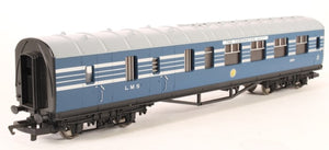 R4127B HORNBY  LMS coronation scot brake third 5814 in LMS coronation blue - BOXED