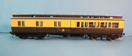 R4223-K01 HORNBY Clerestory brake coach in GWR chocolate & cream 3325 - KADEE - UNBOXED