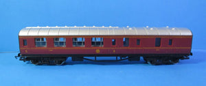 R434A HORNBY LMS Brake Third Coach 5644 in Crimson - UNBOXED
