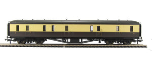 R4500 HORNBY GWR Hawksworth (1949) gangway passenger brake 316 in Chocolate and Cream - BOXED