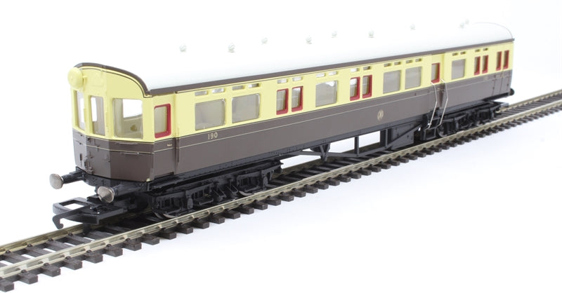 R4790 HORNBY GWR A30 autocoach 191 in GWR chocolate and cream - BOXED