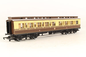R484 HORNBY Clerestory 3rd class coach 3162 in GWR chocolate & cream - BOXED