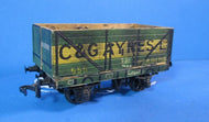R50/1A-P01 PECO Wonderful Wagon 7 Plank Coal Wagon, end doors "C&G AYRES" - UNBOXED