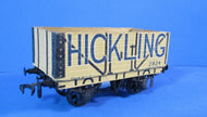 R50/1H PECO Wonderful Wagon 7 Plank Coal Wagon, end doors "HICKLING" - UNBOXED