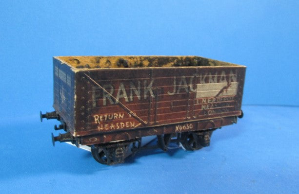 R52/3J PECO Wonderful Wagon 7 Plank Coal Wagon, side doors only 