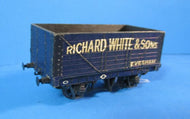 R52/3W PECO Wonderful Wagon 7 Plank Coal Wagon, side doors only "RICHARD WHITE" - UNBOXED