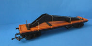 R565-P01 HORNBY Bogie Bolster with crane jib load - UNBOXED