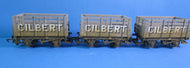 R6151A-P01 HORNBY "CILBERT" Coke Wagons, 218, 219 and 220 - Three Wagon Pack - UNBOXED