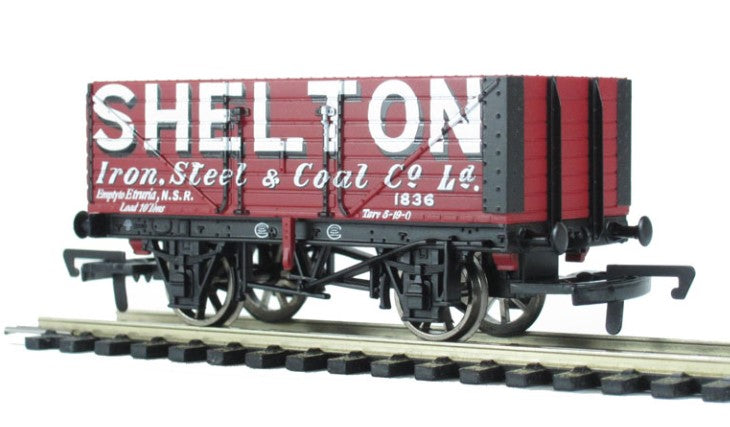 R6518 HORNBY 7 plank wagon - 'Shelton Iron Steel & Coal Co. Ltd' - BOXED