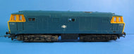 R758 HORNBY BR Hymek in BR Blue D7063 - UNBOXED