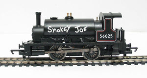 R782 HORNBY Class 0F Pug 0-4-0ST 56025 "Smokey Joe" in  Black - BOXED