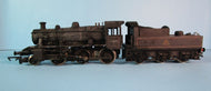 R857-P01 HORNBY BR 2-6-0 Ivatt Class 2MT in BR lined black, weathered - UNBOXED