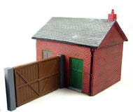 R8742 HORNBY Office and gate (used) - BOXED
