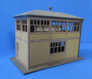 R9664U "DUNSTER" Signal Box built from a Hornby kit - used - UNBOXED