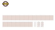 RAT-219 RATIO Concrete Fencing and Gates (N Gauge)