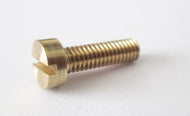 S10CH-B5.5 MARKITS 10BA Cheesehead Screws 1/4" Brass - pack of 10