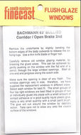 SE86 SOUTH EASTERN FINECAST Flush glazing to fit BACHMANN 63 foot Bullied Corridor Open Brake Second
