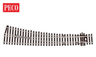 SL-E186 PECO Curved RH Electrofrog Finescale code 75