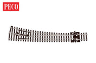 SL-E386F PECO Curved RH Electrofrog Finescale - N gauge