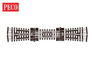 SL-E390F PECO Double Slip Electrofrog Finescale - N gauge