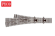 SL-E399F PECO Asymmetric 3-Way Code 55 Finescale - N gauge