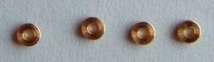 MCRNKPSWB MARKITS Spacing Washers for Crankpins Brass .010in and .015in OD .125in ID .040in - Pack of 40