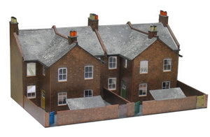 SQC5 SUPERQUICK  4 Red Terrace Brick Backs Card Kit