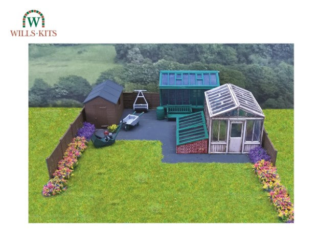 SS92 WILLS Garden Building and Accessories Kit